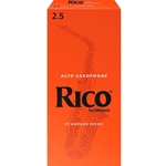 Rico 25RIAS2.5 Alto Sax Reeds Strength 2.5 Box of 25