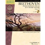 G Schirmer Ludwig van Beethoven   Beethoven: Sonata No. 24 in F-sharp Major, Opus 78 - Book/CD