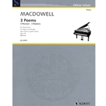Hal Leonard MacDowell              3 Poems Op 20 - 1 Piano / 4 Hands