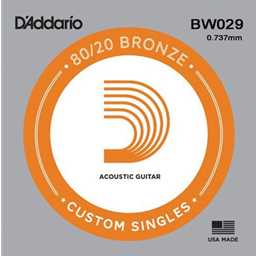 Daddario BW029 .029 Bronze Wound Guitar String