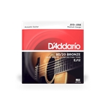 Daddario EJ12 Medium Bronze Acoustic Guitar Strings