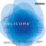 Helicore 4/4 Cello D String Medium Tension
