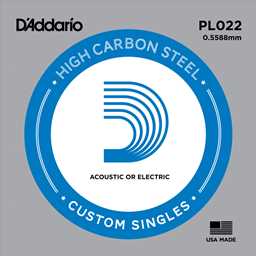 Daddario PL022 .022 Plain Steel Guitar String