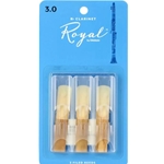 Rico 3RRCL2 #3 Royal Bb Clarinet Reeds Card of 3