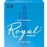 Rico Royal Bb Clarinet Reeds Strength 2 Box of 10
