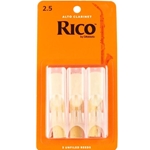 Rico Alto Clarinet Reeds Strength 2.5 Card of 3