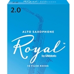 Rico Royal Alto Sax Reeds Strength 2 Box of 10