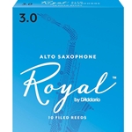 Rico Royal Alto Sax Reeds Strength 3 Box of 10
