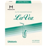 LaVoz Alto Sax Reeds Medium Strength Box of 10