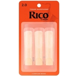 Rico Tenor Sax Reeds Strength 2 Card of 3