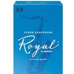 Rico Royal Tenor Sax Reeds  Strength 2.5 Box of 10