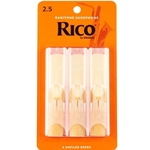 Rico Bari Sax Reeds Strength 2.5 Card of 3