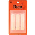 Rico Bari Sax Reeds Strength 3 Card of 3