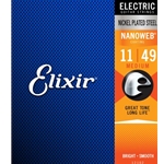 Elixir Nanoweb Medium Electric Guitar Strings
