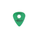 Everly EP88 Green Star .88mm Picks pack of 12