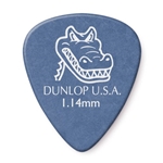 Dunlop 417P114 12 Pack 1.14mm Gator Grip Picks