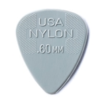 Dunlop 44P60 12 Pack .60mm Light Gray Nylon Standard Picks