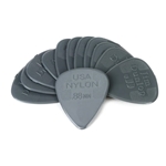 Dunlop 44P88 12 Pack .88 Dark Gray Nylon Standard Picks