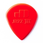 Dunlop 47P3N 6 Pack Red Nylon Sharp Jazz Picks