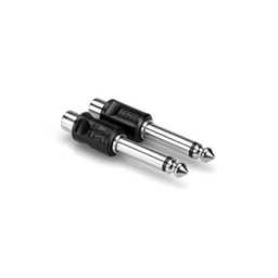 Hosa Adaptor Female RCA to 1/4" Male TS