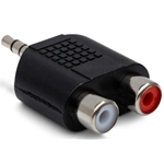 Hosa GRM193 Dual RCA to 3.5 mm TRS Adapter