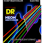 Dr Music NMCE10 Medium Neon Multi-Color Electric Guitar Strings