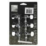 Ping P2642 6 Piece Acoustic Guitar Chrome Covered Tuning Machines