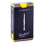 Vandoren Traditional Bb Clarinet Reeds Strength 2.5 Box of 10