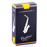 Vandoren Traditional Alto Sax Reeds Strength 3 Box of 10