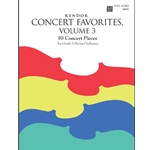 Kendor Concert Favorites Volume 3 - Piano (opt.)