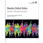 Kendor Debut Solos - Eb Alto Sax - Piano Accompaniment