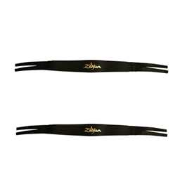 Zildjian 0750 Pair Black Leather Cymbal Straps