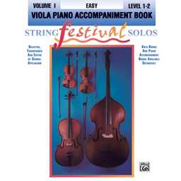String Festival Solos for Viola, Volume 1 - Piano Accompaniment
