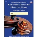 Kjos Barden / Shade   Basic Music Theory and History for Strings Workbook 2 - Violin