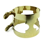 Amplate Bari-Sax Ligature Gold Lacquer