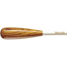 Mollard 12" Director Baton Cocobolo Wood Handle White Shaft