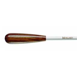 Mollard 12" Director Baton Rosewood Handle White Shaft