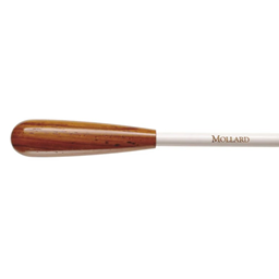 Mollard 12" Director Baton Rosewood Handle White Shaft