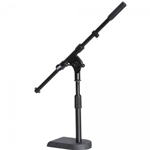 On Stage Black Low Profile Boom Desktop Microphone Stand