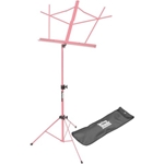 On Stage Pink Two Section Wire Music Stand with Bag