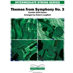 Tempo Press Saint-Saens C Longfield R  Symphony No 3 Themes - String Orchestra