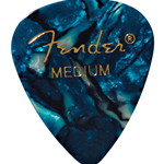 Fender 351 Shape Premium Celluloid Moto Picks Medium Ocean Turquoise, 12 Pack