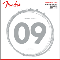 Fender Original 150L Guitar Strings Pure Nickel Wound Ball End .009-.042 Gauges