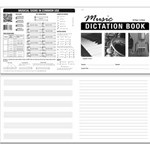 6 Stave MMS Manuscript/Dictation Book (Imprinted with Logo)