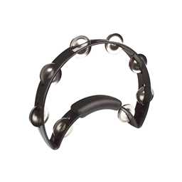 Rhythm Tech Black Single Row Tambourine