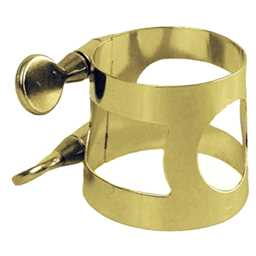 Amplate Tenor Sax Gold Lacquer Ligature