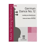 Carl Fischer Beethoven L Monday D  German Dance No 12 - String Orchestra