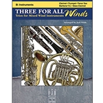 FJH Three for All Winds - B-Flat Instruments Wilds J