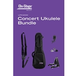 On Stage Concert Ukulele Accessory Bundle