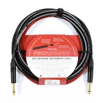 Rapco USAGTR 10' Black 18 Gauge Premium Instrument Cable